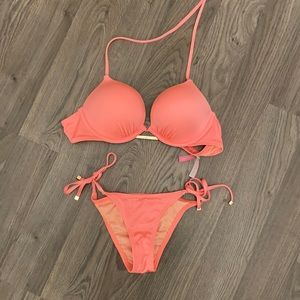 Peach bikini